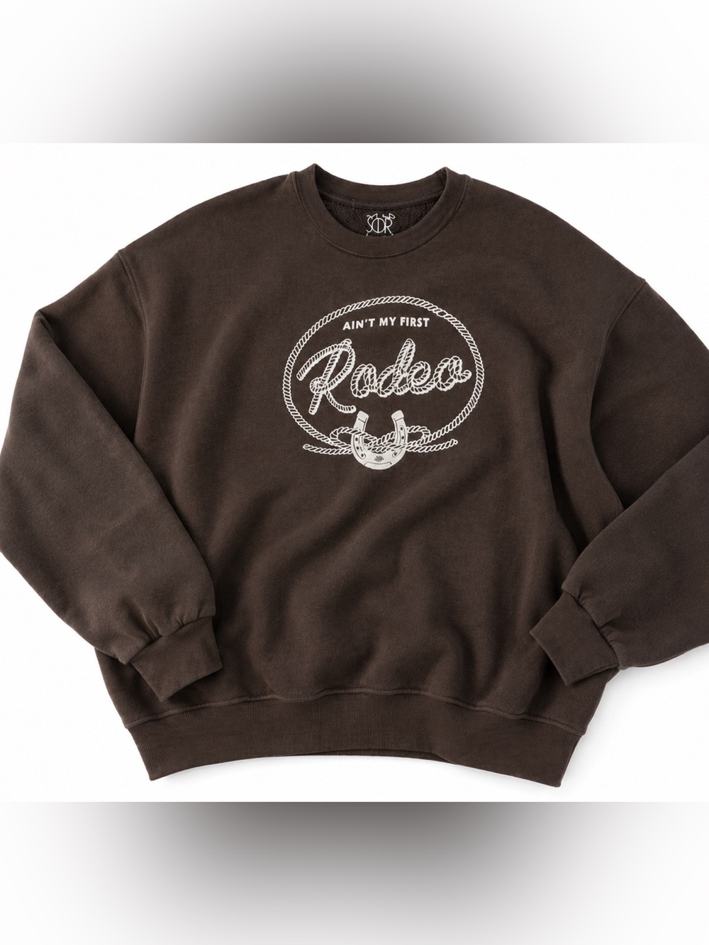 Chaser Ain’t My First Rodeo Graphic Crew Sweatshirt